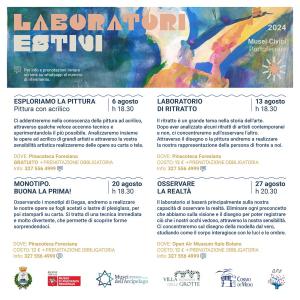 Laboratori estivi per adulti - La proposta dei Musei Civici di Portoferraio