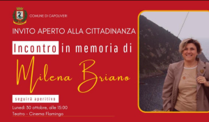 Capoliveri: una cerimonia in ricordo di Milena Briano