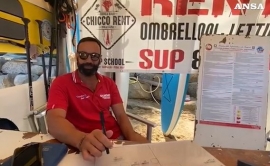 Estate all&#039;Elba, l&#039;operatore balneare Federico Ranfagni intervistato dall&#039;ANSA