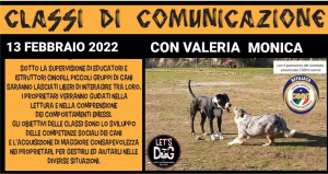 Tornano le Classi di Comunicazione e Socializzazione di Let&#039;s Dog a.s.d