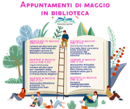 Aggiornamento degli appuntamenti di maggio in Biblioteca