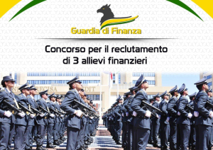 GdF: reclutamento di 3 allievi finanzieri riservato ai congiunti delle &#039;vittime del dovere&#039;