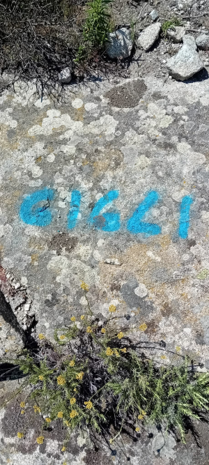 Vandalismi montani: c&#039;è pure chi si diverte a scrivere con lo spray sulla cote