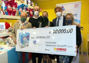 Conad e Fondazione Tommasino Bacciotti insieme per i bambini del Meyer e le loro famiglie