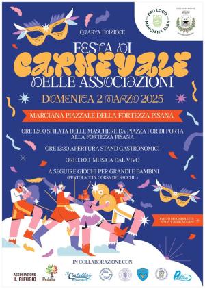 Il 2 marzo a Marciana la Festa di Carnevale delle Associazioni