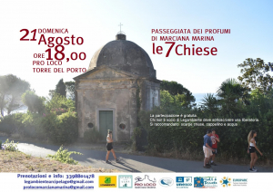 Il 21 agosto passeggiata delle 7 Chiese (con sorpresa) a Marciana Marina