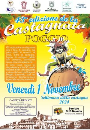 Rimandata al 1° novembre la Castagnata di Poggio