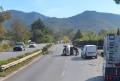 Incidente sulla variante, salto di carreggiata di un veicolo