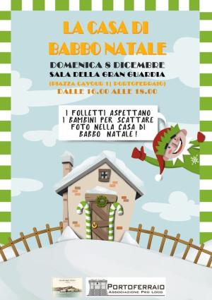 Oggi pomeriggio vi aspettiamo nella casa di Babbo Natale