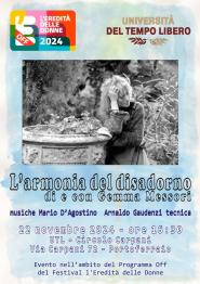 Al circolo di Carpani &quot;L&#039;armonia del disadorno&quot; di e con Gemma Messori