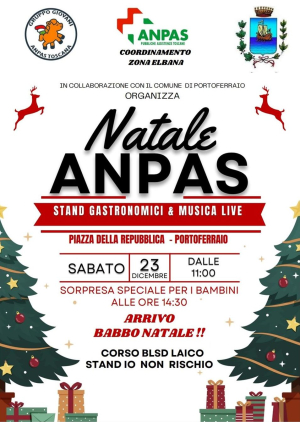 Festa di Natale del volontariato Anpas a Portoferraio