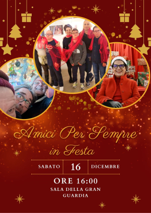 Gli Amici Per Sempre si preparano al Natale con una festa per tutta la comunità