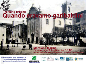 Il 9 luglio Trekking urbano a Marciana Marina: quando eravamo garibaldini