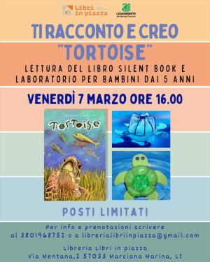 &quot;Ti racconto e creo – Tortoise&quot; - Alla Libreria Libri in Piazza un pomeriggio dedicato ai bambini