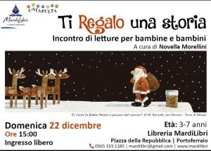 Domani a MardiLibri &quot;Ti regalo una storia&quot; e Babbo Natale con il suo Elfo