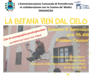 Cancellati gli eventi per la festa della Befana a Portoferraio