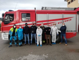 Screening anti-covid per i Vigili del Fuoco elbani