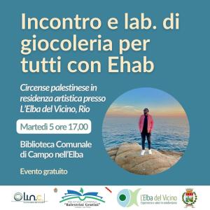 In biblioteca a Campo incontro e laboratorio di giocoleria per tutti con Ehab