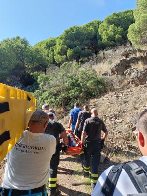 Turista  cade di bici a Monte Calamita, per i soccorritori una &quot;passeggiata&quot; di 3 ore