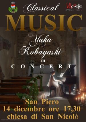 Concerto a San Piero il 14 dicembre: Yuka Kobayshi canta in San Niccolò