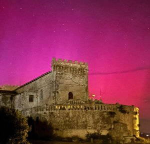 L&#039;Aurora Boreale nel cielo di Pianosa e nell&#039;Elba