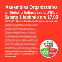 Il 1° febbraio l&#039;assemblea organizzativa del Circolo elbano di Sinistra Italiana