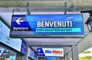 Inaugurata sul porto la nuova biglietteria BluNavy