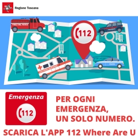 Attivo in tutta la Toscana il numero unico europeo per le emergenze 112