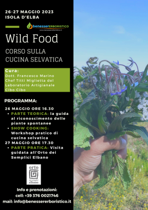 Wild Food –  Corso sulla Cucina Selvatica all’Elba