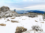 Fotonotizia: neve sul Monte Capanne