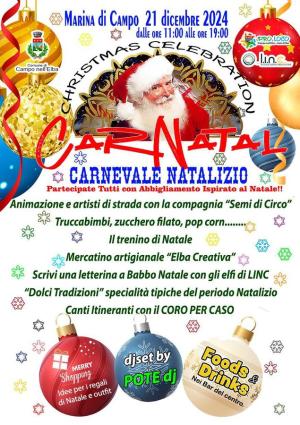 Il 21 dicembre a Campo è Carnatal