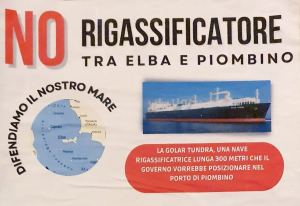 Anche Libera Scelta Elba per il NO al rigassificatore