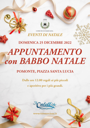 A Pomonte domenica arriva Babbo Natale