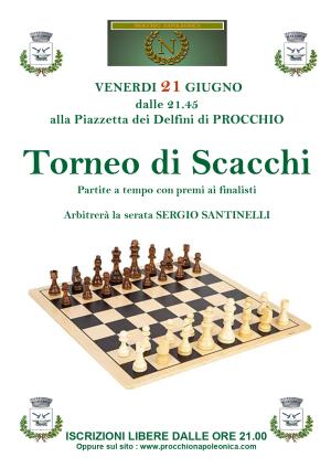 Stasera torneo di scacchi con l&#039;Associazione Procchio Napoleonica