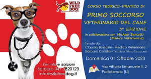 Corso di primo soccorso veterinario per cani