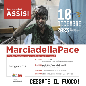 Ad Assisi per la pace e i diritti umani (10 dicembre 2023)