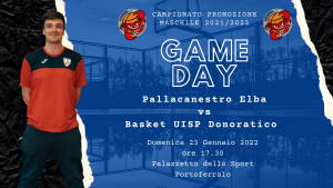 11^ giornata di campionato, la Pallacanestro Elba incontra il Donoratico