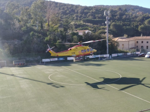 Prelevata dal Pegaso a Marciana Marina e trasferita a Grosseto un&#039;infartuata